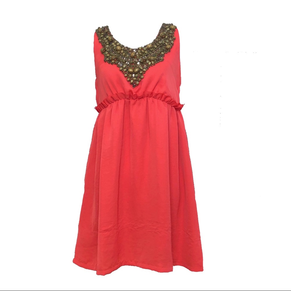 Beaded Baby Doll Dress